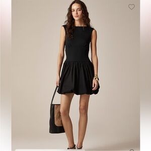 J.Crew Bubble-hem mixy dress